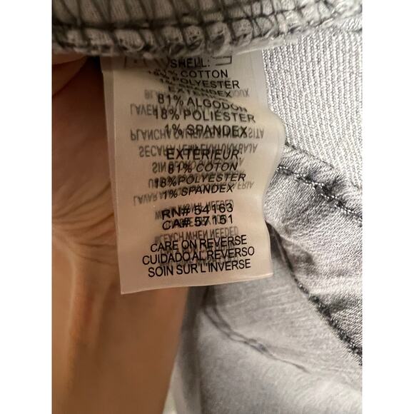 Karl Lagerfeld Gray High Rise Straight Leg Denim Jeans Size 14 - Picture 10 of 10